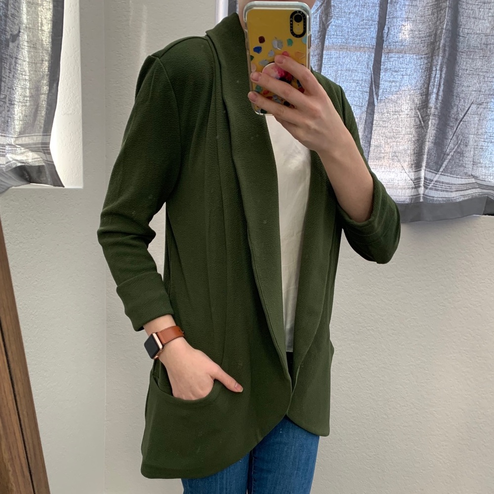 Green blazer/cardigan